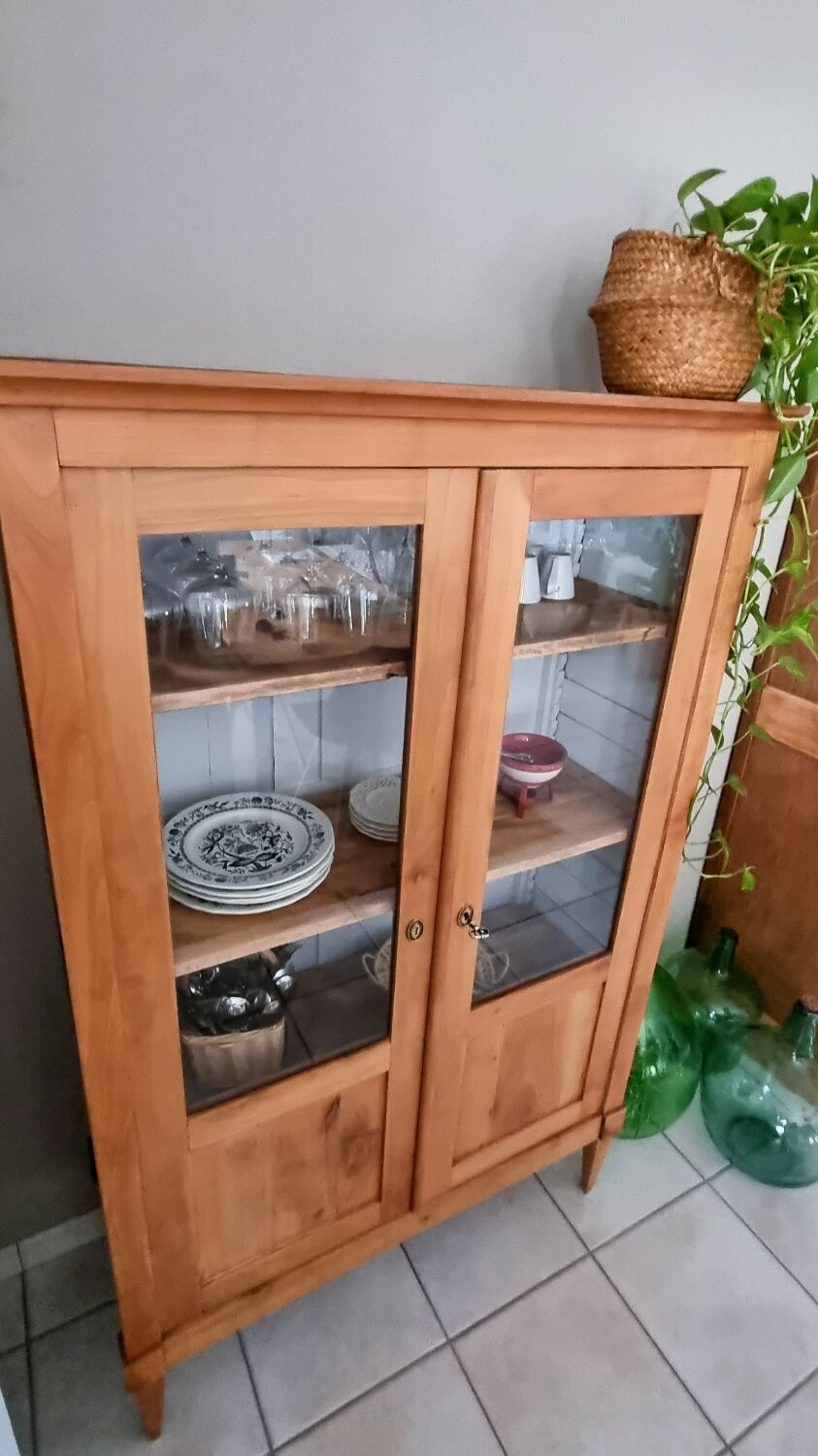Vitrine bois massif