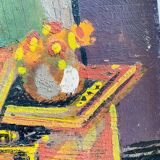 40's painting "The piano"