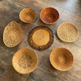 Wall composition of baskets