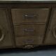 Large buffet in the Arts Décoratifs style, made of natural solid oak.
