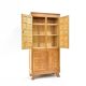 Vintage brutalist wardrobe in solid oak