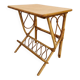 Rattan side table * Magazine rack