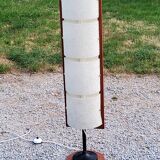 Scandinavian style floor lamp in teak and granite resin from the 70s