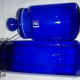 Old blue jars