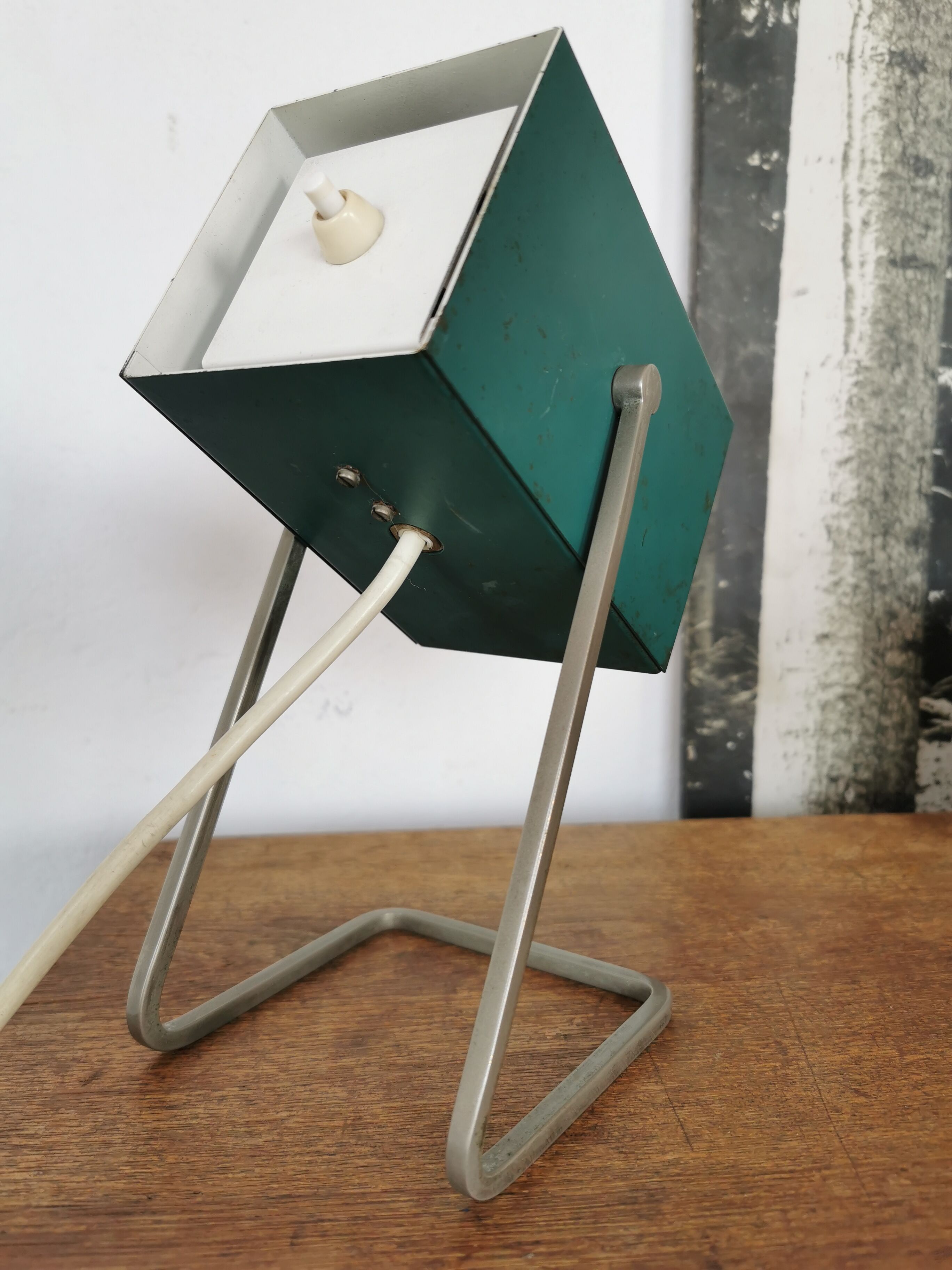 Cube lamp 1960 Kaiser Leuchten