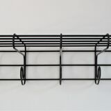Coat rack metal black ikea design 80s