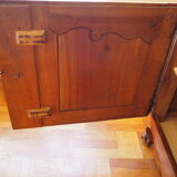 Old Louis XV low buffet in solid wood, cherry