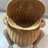 Wicker Frog Basket