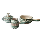 Pots, sucrier en céramique robert picault vallauris