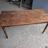 Beech farmhouse bistro restaurant table