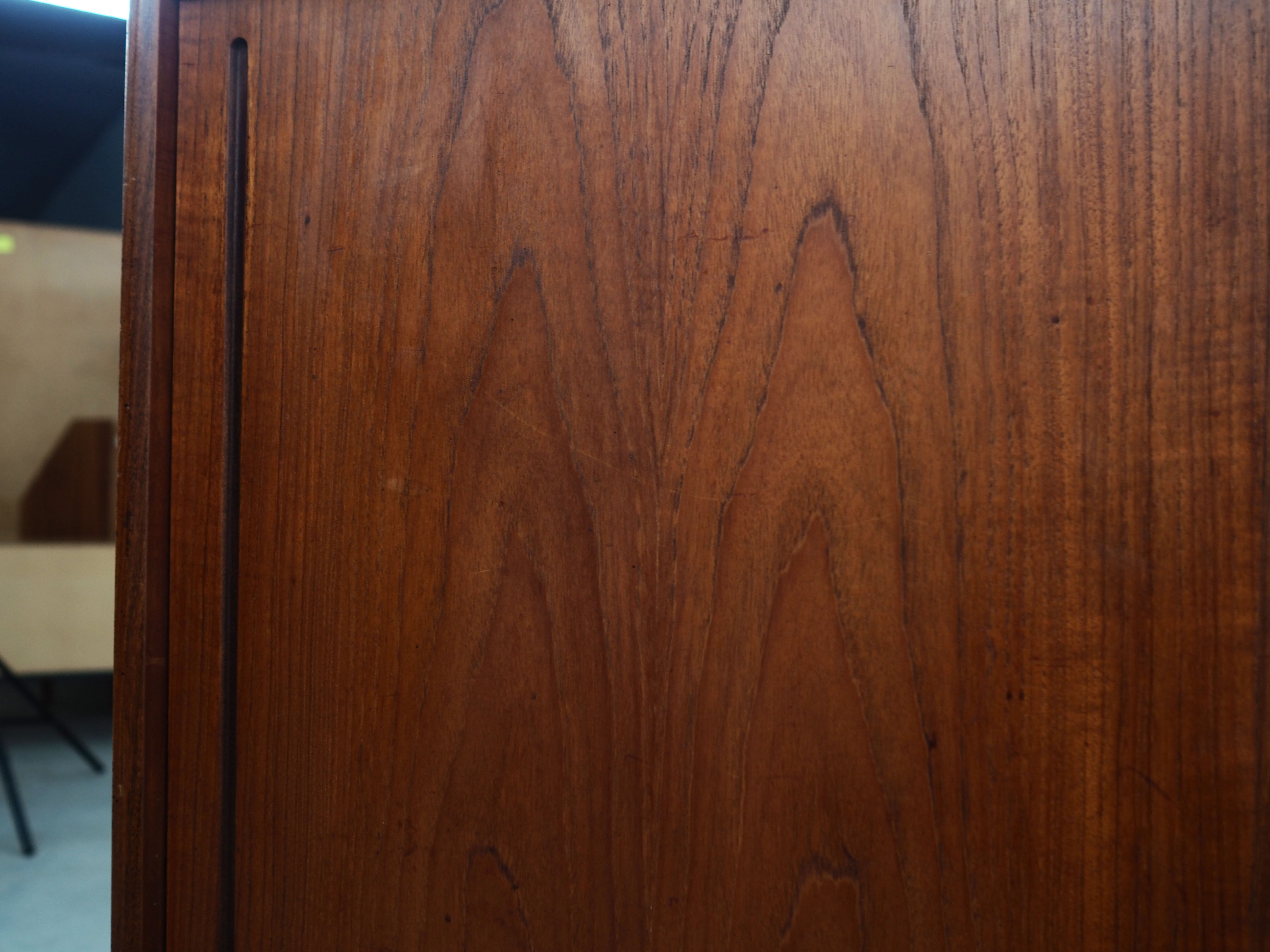 Teak highboard, Danish design, 1960s, production: Denmark