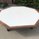 Table basse hexagonale en wengé 1960