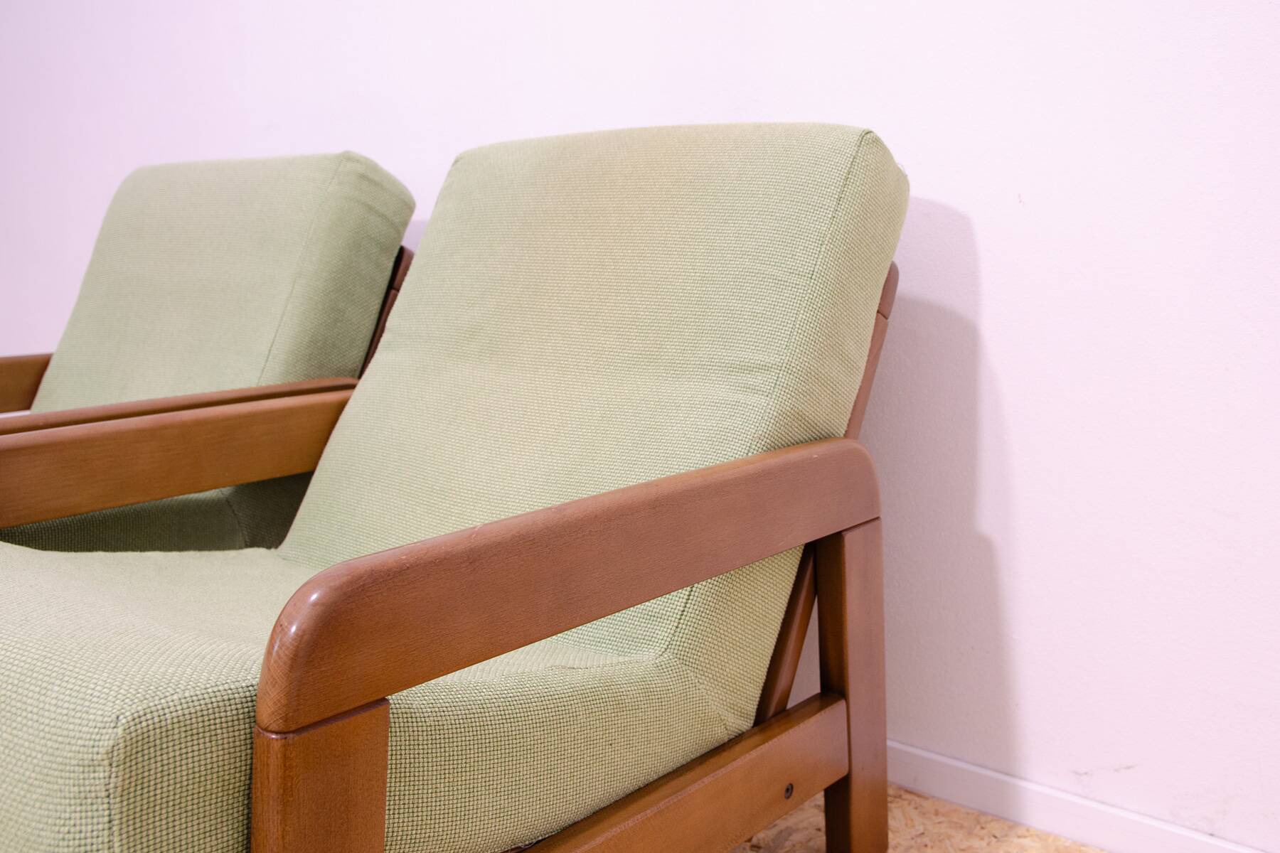 Fauteuils vintage de style scandinave, années 1980, set de 2