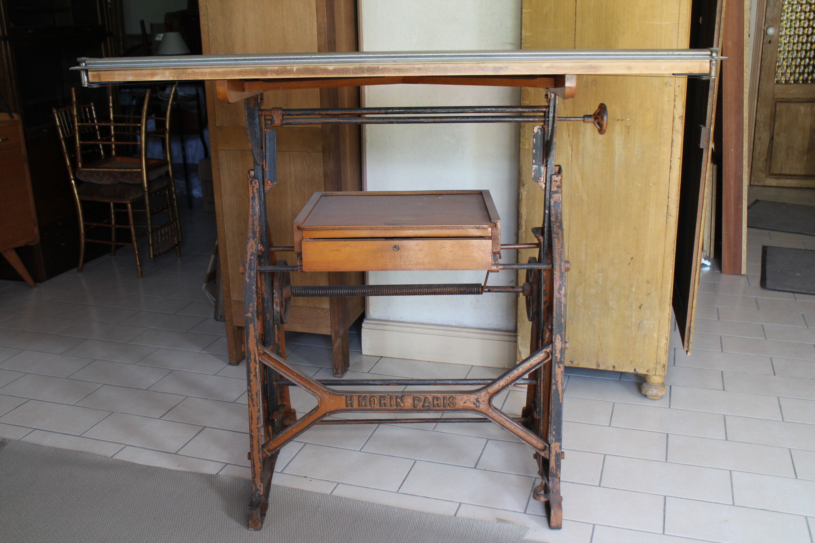 Architect's table industrial