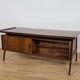 Large Mid-Century Freestanding Rosewood Desk, Denmark, 1960s