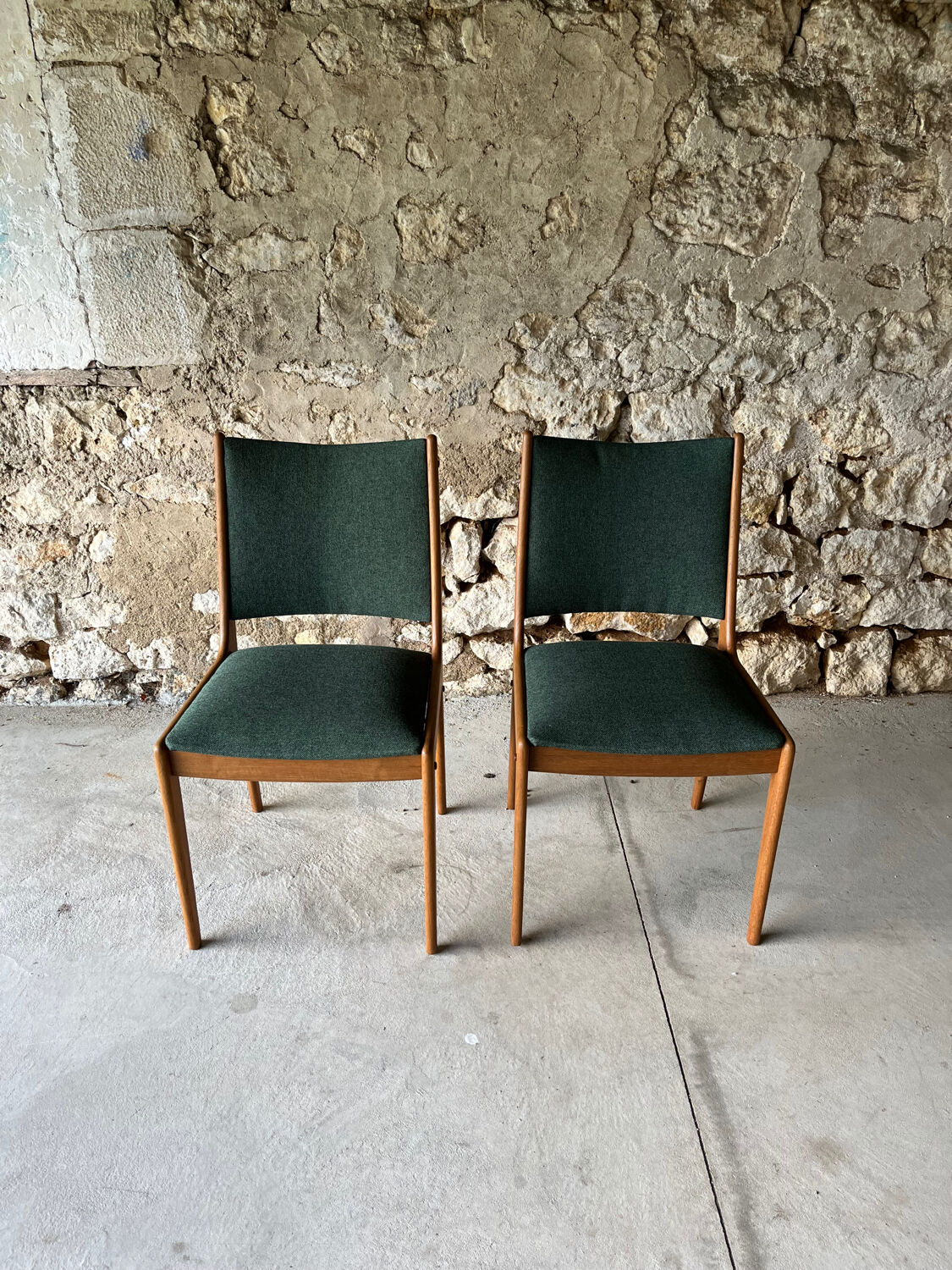 Pair of chairs by Johannes Andersen