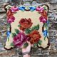 Coussin canevas vintage