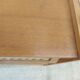 compass leg commode, wicker, vintage