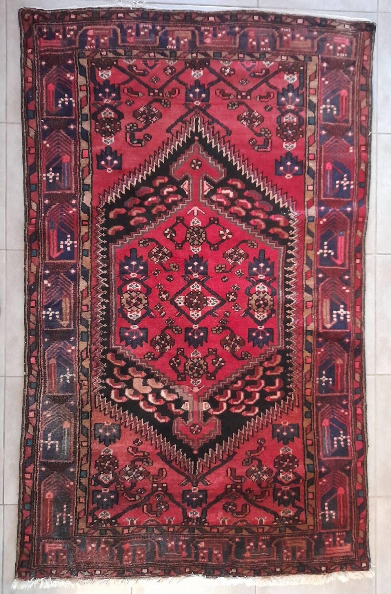 Tapis Hamadan fait main