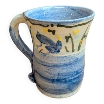 Large vintage cup Poterie du Marais – Signed French ceramics