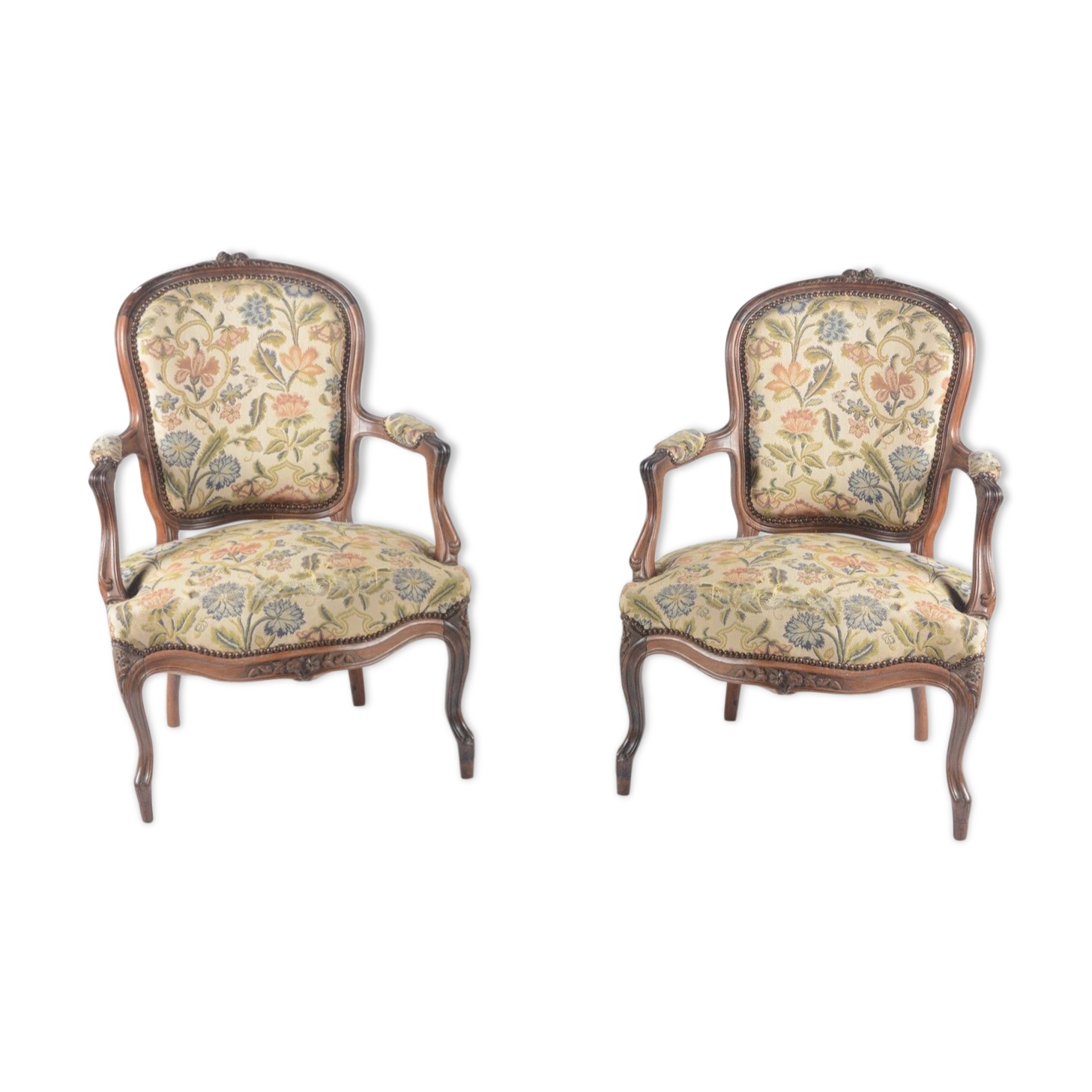 Pair of armchairs