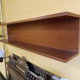 Scandinavian teak wall shelf 70's