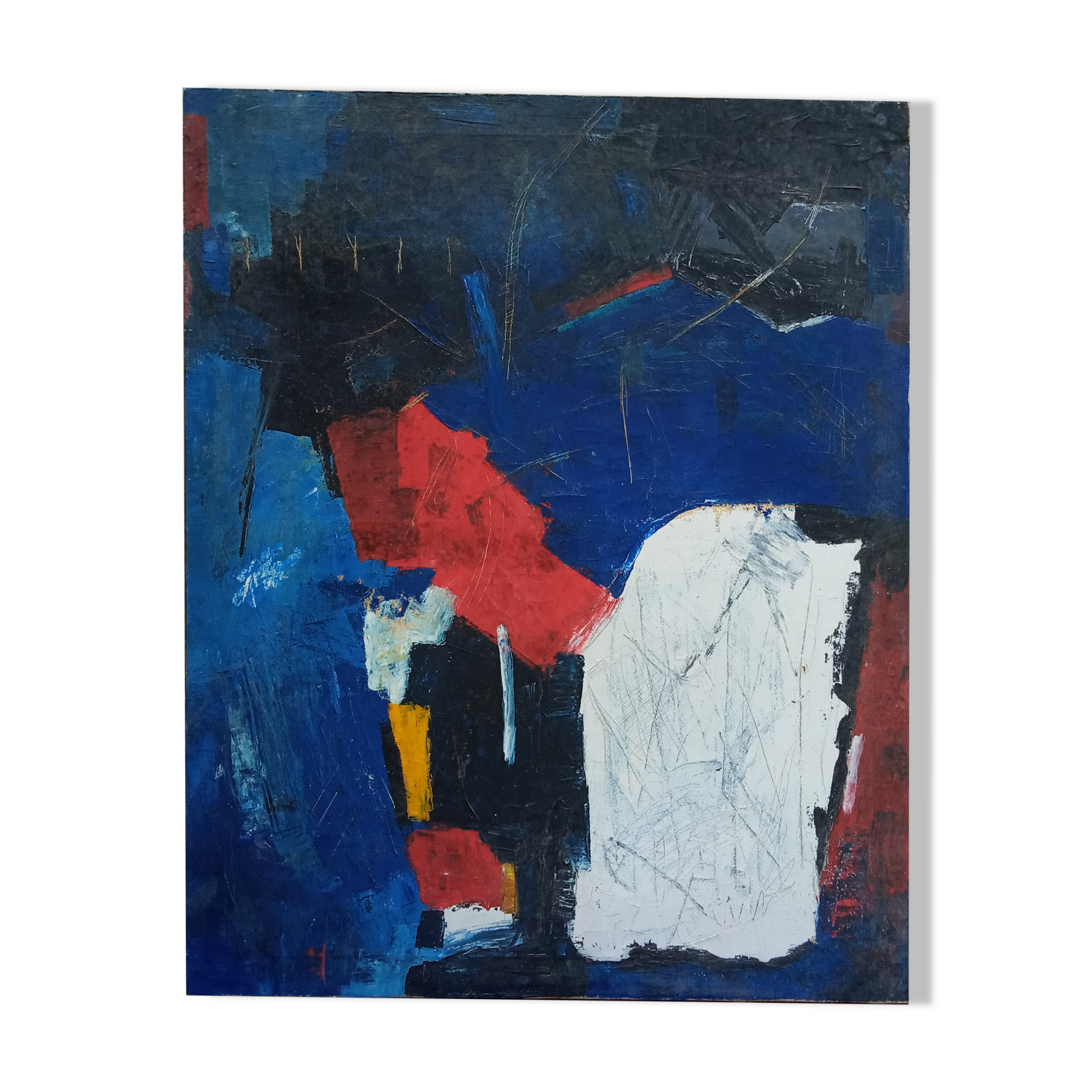 Abstract painting on canvas 65×81 cm