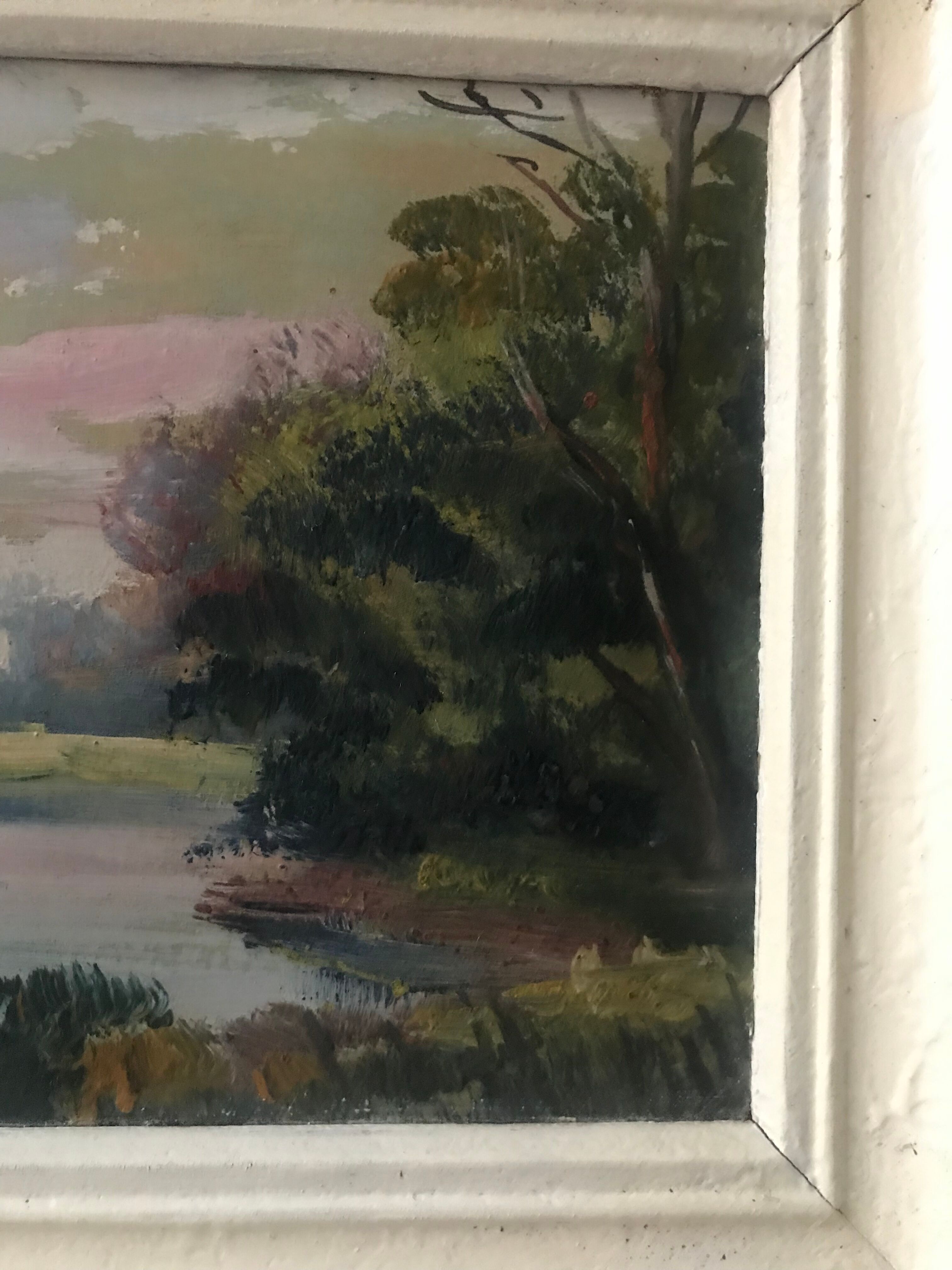 Ancient landscape oil