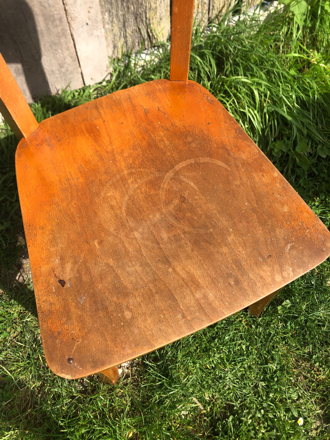 Paire de chaises bistrot style scandinave bois