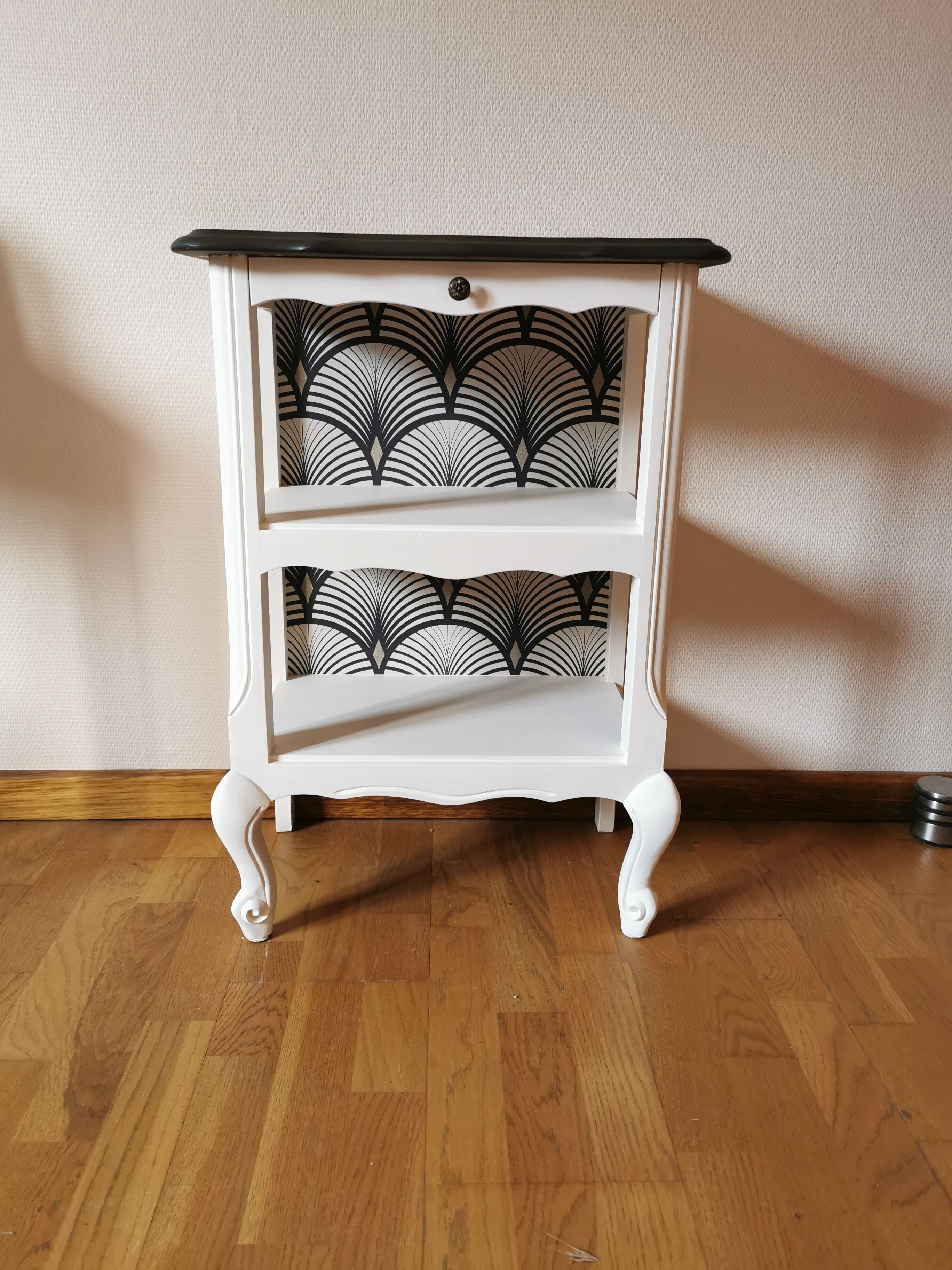 Restyled cherry pedestal table