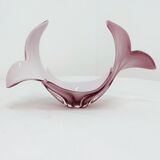 Centre de table en verre de Murano, Italie, années 1980.