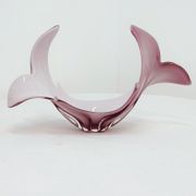 Centre de table en verre de Murano, Italie, années 1980.
