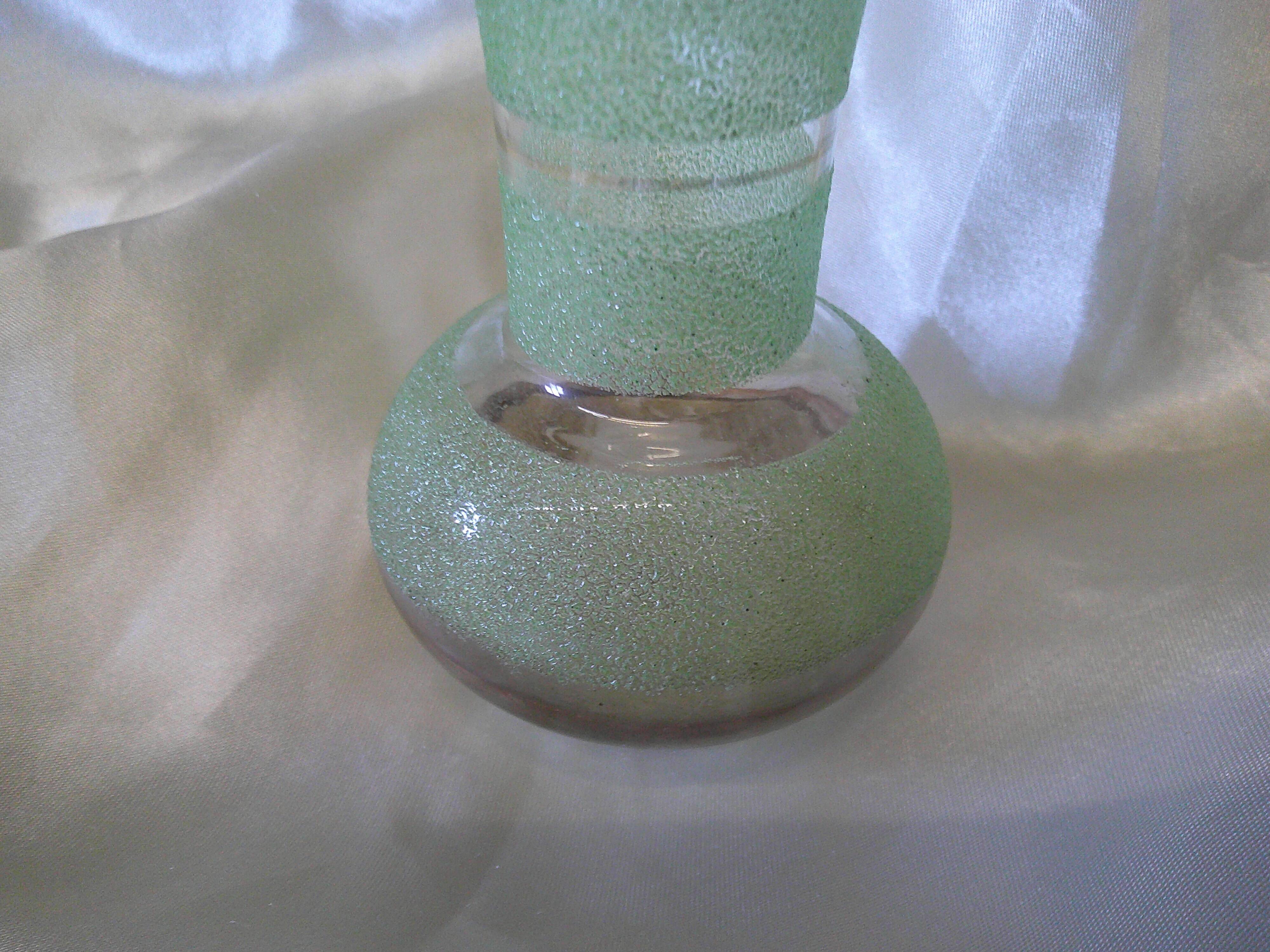 Small granite glass vase