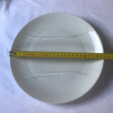 Set of 3 porcelain asparagus plates from Tharaud Limoges