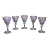 Verres à liqueur surpieds