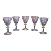 Stemmed liqueur glasses