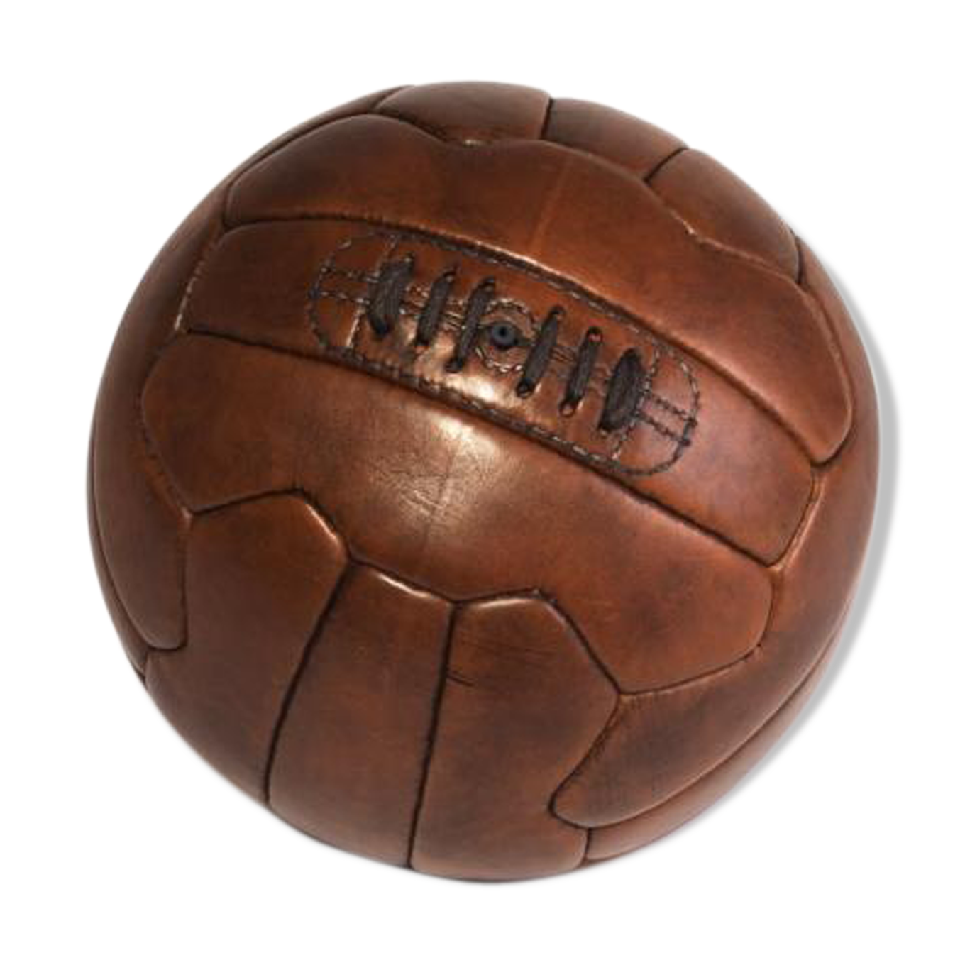 Ballon  de football en  cuir  Selency  Ballon  de football en  cuir  Selency