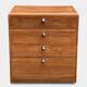 Commode vintage bois brut massif 1950