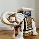 Vintage plant holder ceramic elephant