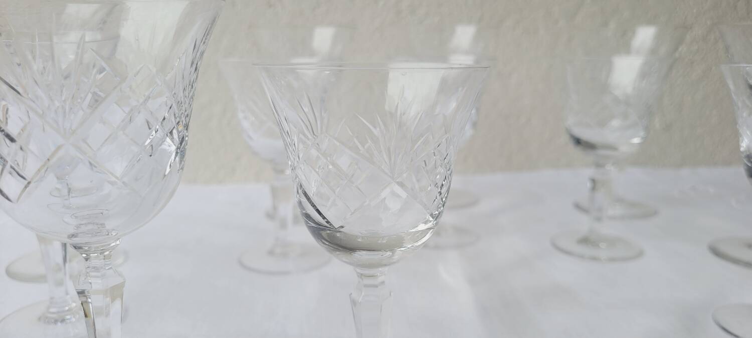 70's stemmed glasses