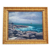 Oil painting - seascape Brittany