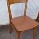 Paire de chaises en hêtre des années 50
