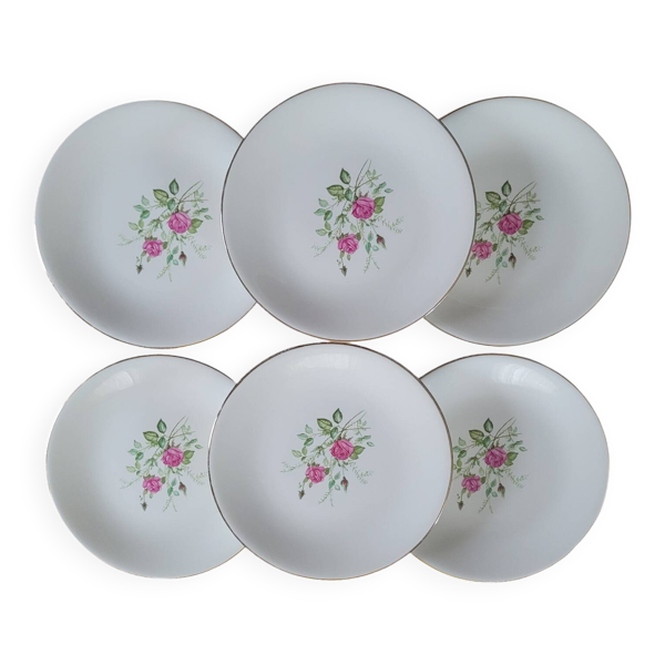 Assiette plates Gien 50's