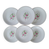 Assiette plates Gien 50's