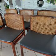 Suite of 6 chairs Italy Tito Agnoli rosewood 1960
