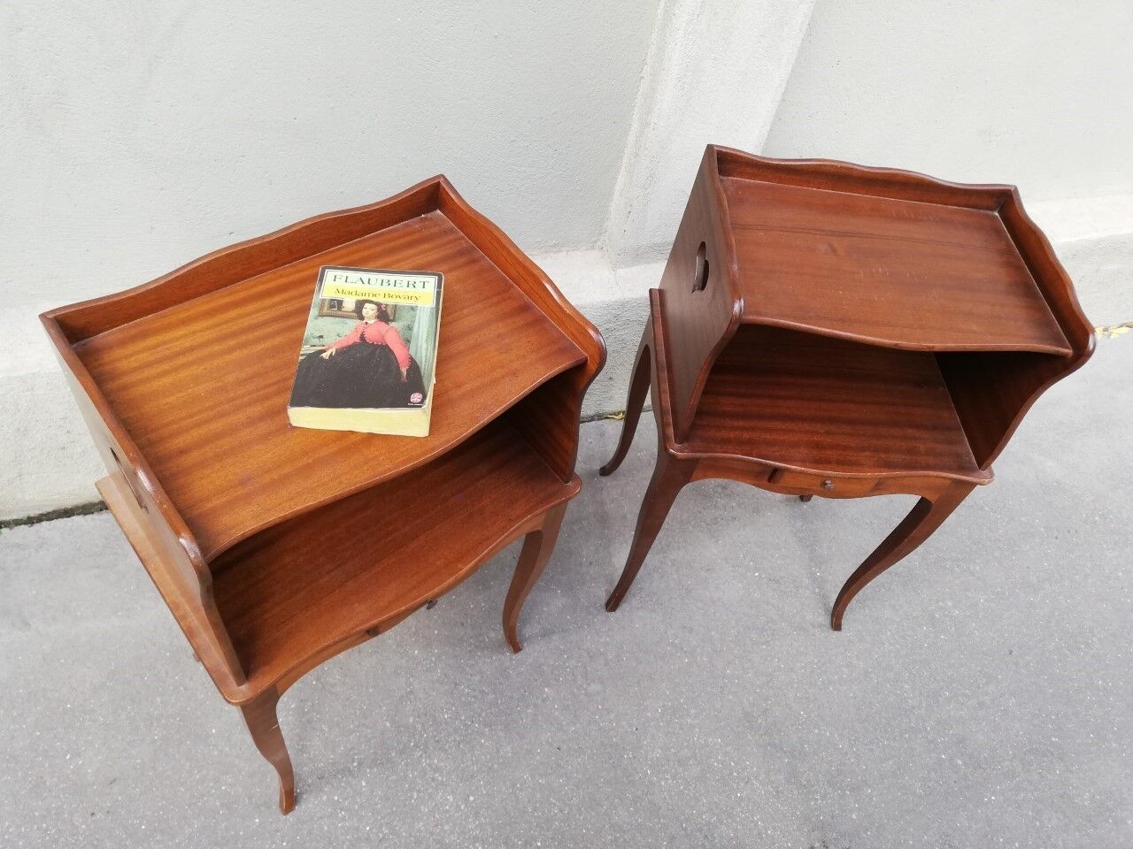 Pair of vintage bedside tables