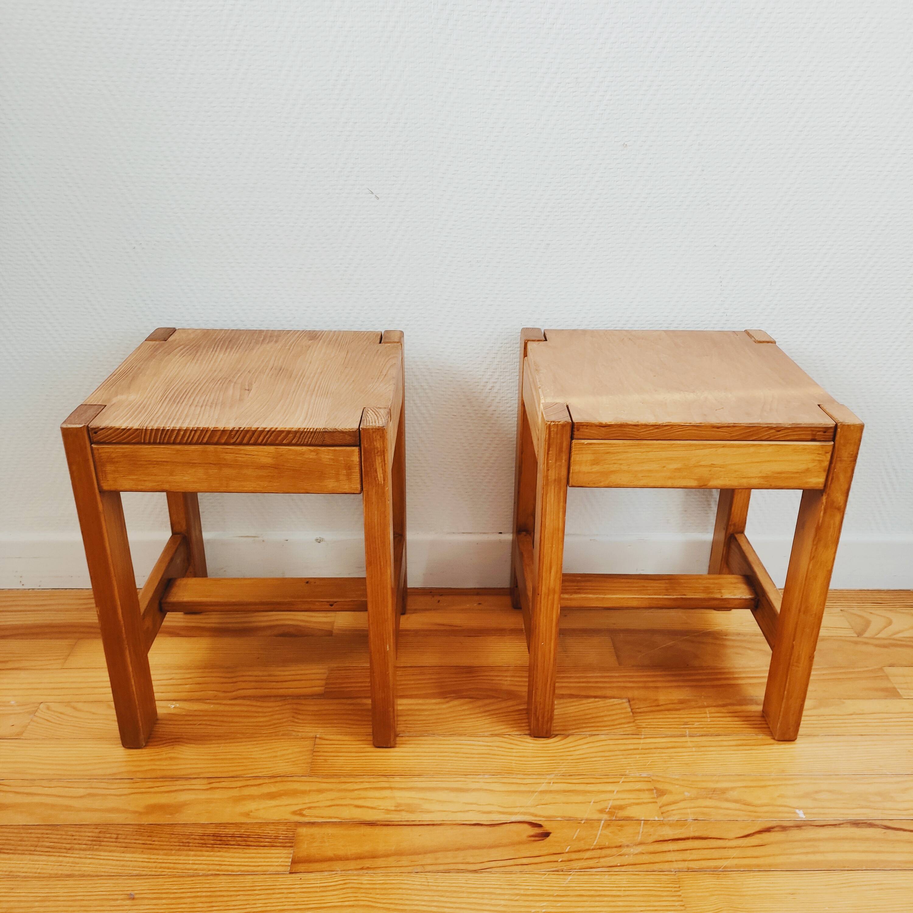 Pair of vintage Scandinavian style sofa ends
