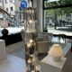 Murano glass floor lamp, Mazzega 1970s