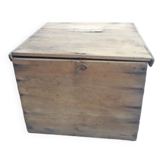 Wooden hat box