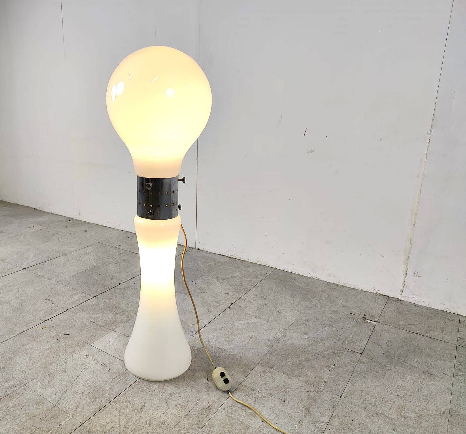 Birillo floor lamp by Carlo Nason for Mazzega, 1960s